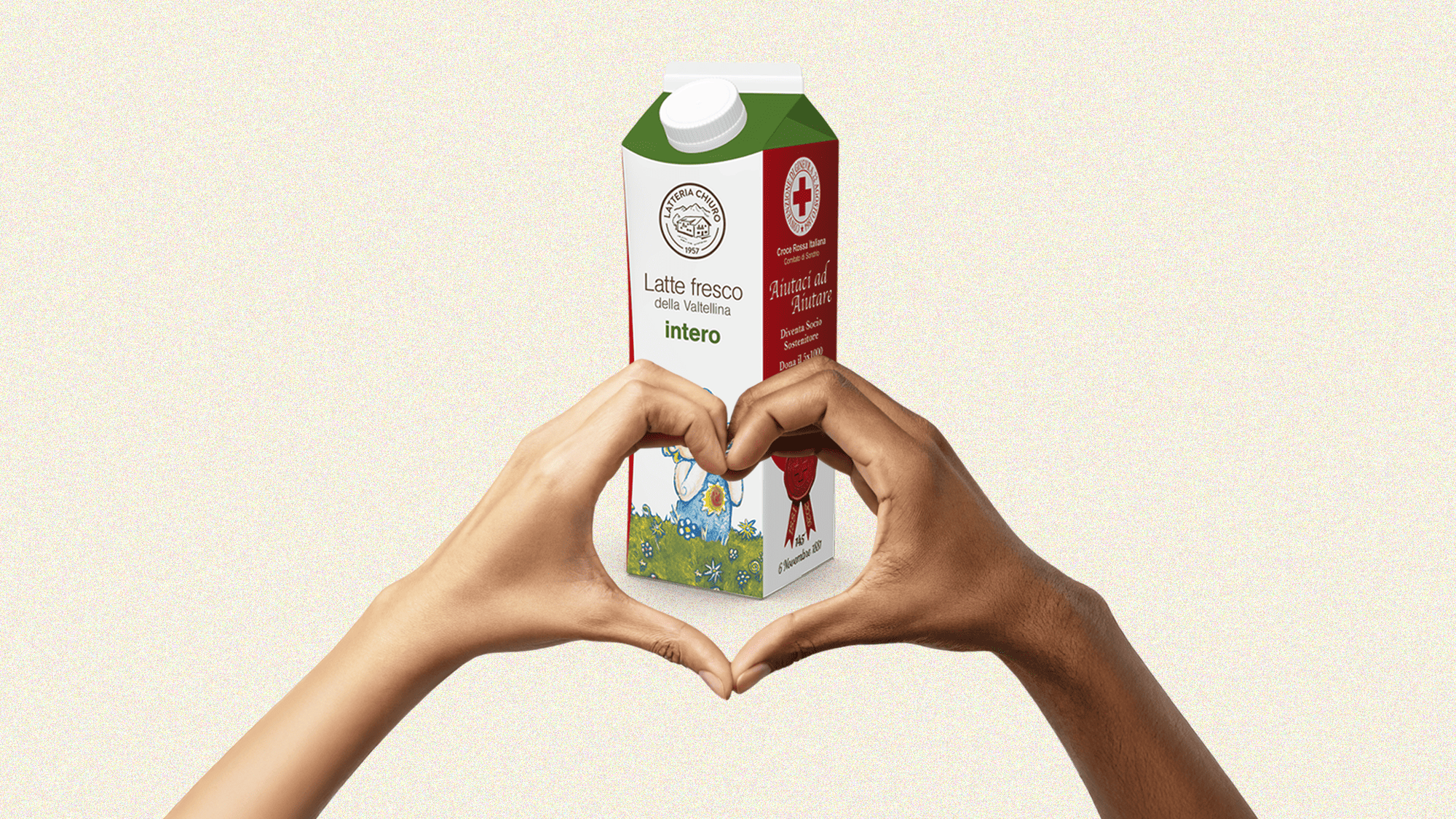 Latteria di Chiuro renews its support for Croce Rossa Italiana: the dedicated milk returns