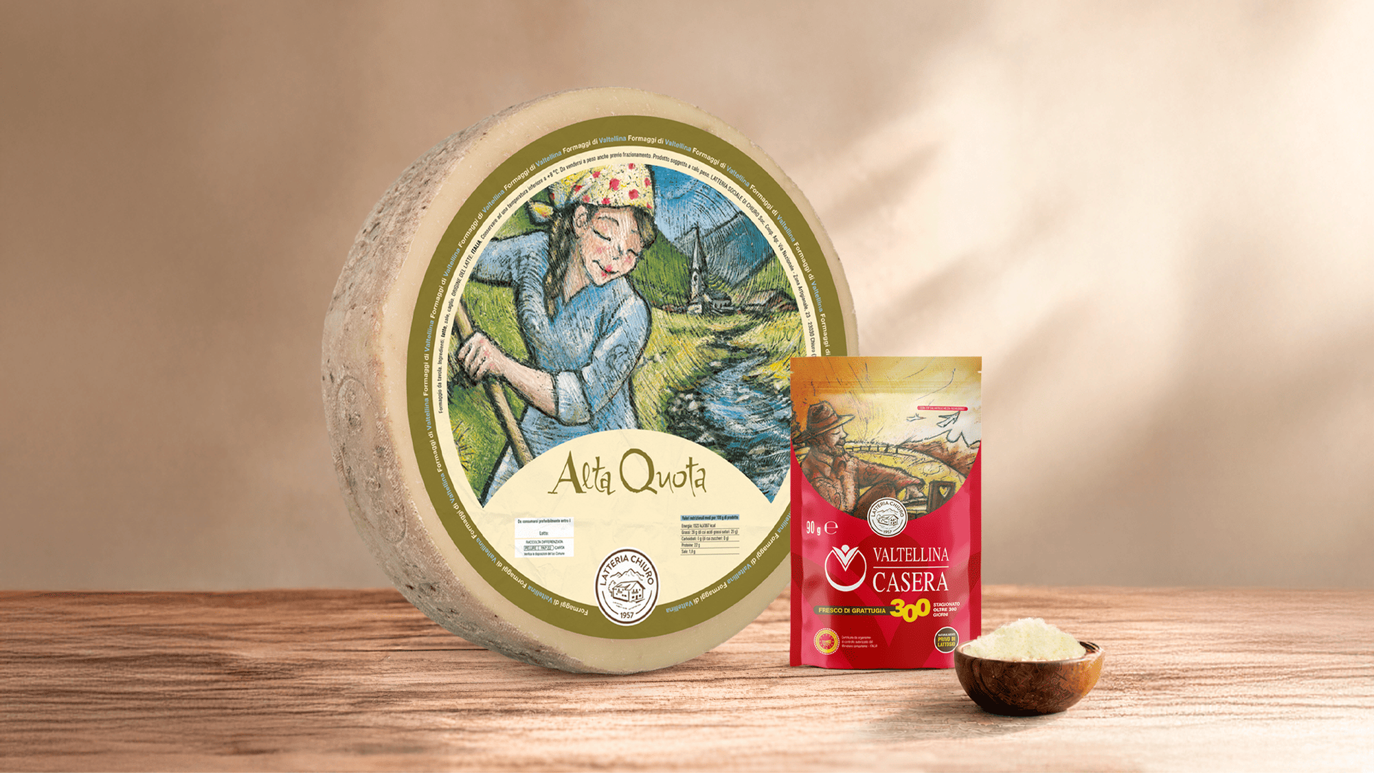Latteria di Chiuro porta a B2Cheese il primo grattugiato valtellinese e un formaggio affinato in una grotta a 1.800 metri