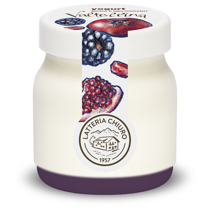 Chiuro Valtellina Blackberry & Pomegranate Yogurt